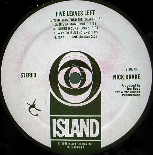 NICK DRAKE / Five Leaves Left (LP) / Island | WAXPEND RECORDS