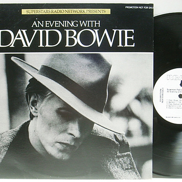 レコードメイン画像：ファン垂涎【非売品 プロモ・オンリー LP】DAVID BOWIE An Evening With David Bowie ('78 RCA) Ziggy Stardust ほか WHITE PROMO ONLY!!