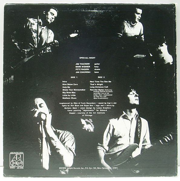 NIGHTHAWKS / Open All Nite (LP) / Adelphi | WAXPEND RECORDS