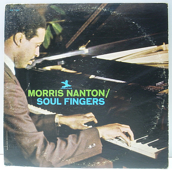 レコードメイン画像：MONO VANGELDER刻印 NJ 紺ラベル USオリジナル MORRIS NANTON Soul Fingers ('67 Prestige) モリス・ナントン LP モノラル