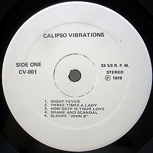 CALYPSO VIBRATIONS 自主盤 カリプソ CALYPSO VIBRATIONS / UNIVERSAL SOUNDS – TICRO MARKET