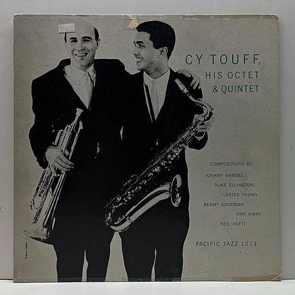 レコードメイン画像：良好盤!! FLAT MONO 深溝 オリジナル CY TOUFF His Octet & Quintet ('56 Pacific Jazz) w/ Richie Kamuca, Russ Freeman, Leroy Vinnegar
