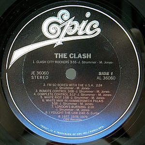 US盤青ジャケ2LP☆The Story Of THE CLASH 再生確認済 CLASH / The Story Of The Clash Volume 1 (LP) / Epic