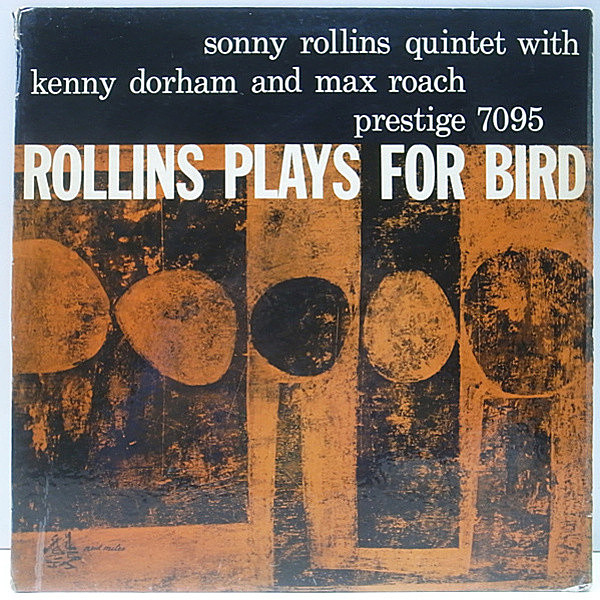レコードメイン画像：NYC オリジナル SONNY ROLLINS Plays For Bird ('56 Prestige) 深溝 MONO RVG刻印 コーティング・ジャケ