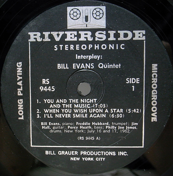 BILL EVANS / Interplay (LP) / Riverside | WAXPEND RECORDS