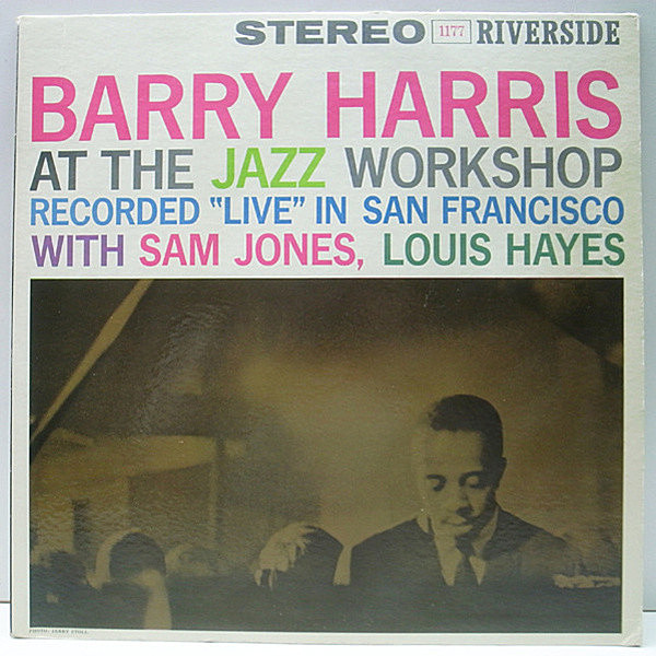 レコードメイン画像：美盤!音抜群! 初版 黒スモール 深溝 US 完全オリジナル BARRY HARRIS At The Jazz Workshop ('60 Riverside) バリー・ハリス最高傑作