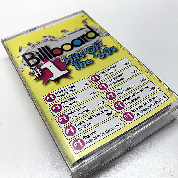 レコードメイン画像：CASSETTE TAPE / テープ VARIOUS Billboard #1 Hits of the 60's｜コンピレーション The Monkees, The Rascals ほか