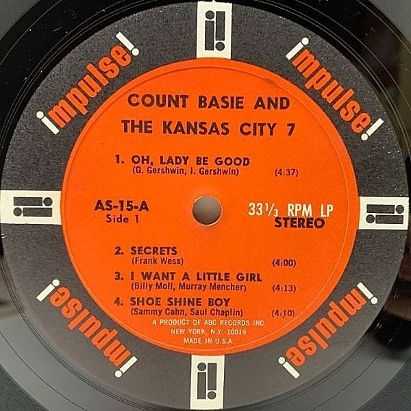 COUNT BASIE / Count Basie And The Kansas City 7 (LP