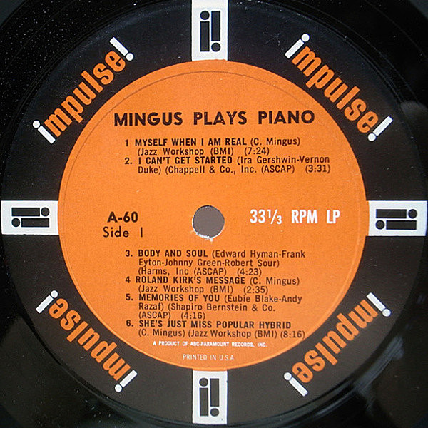 レコード Charles Mingus Plays Piano ジャズ LP Mingus, Charles - Mingus Plays Piano - Amazon.com Music