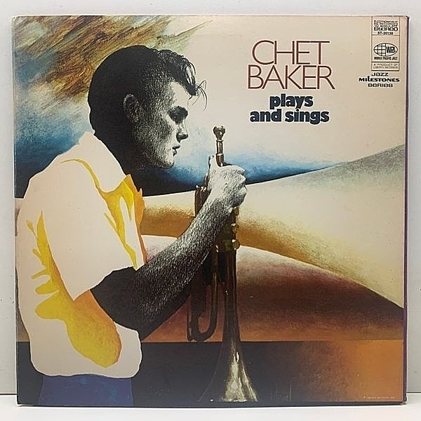レコードメイン画像：【初期チェット・ベイカーの旨味を凝縮】美品!! 深溝 GFユニパック CHET BAKER Plays And Sings ('68 Pacific Jazz) ベスト的な好盤