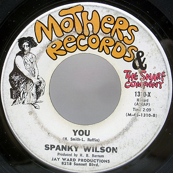レコードメイン画像：レア・7インチ USオリジナル SPANKY WILSON You / Love Land ('69 Mothers) キラー・レディ・ソウル スパンキー・ウィルソン 45RPM.