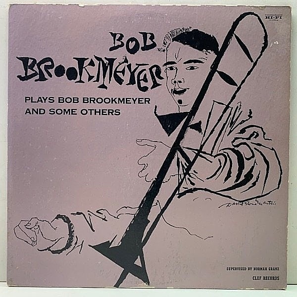 レコードメイン画像：良好盤!! Clef USオリジナル MONO 深溝 Plays BOB BROOKMEYER And Some Others (MG C-644) ワンホーン・カルテット名盤 DSMジャケット