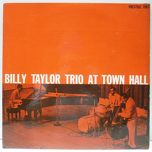 レコードメイン画像：N.Y.C. 深溝 MONO RVG刻印 BILLY TAYLOR At Town Hall (Prestige 7093) Earl May, Percy Brice ピアノトリオ NYライヴ