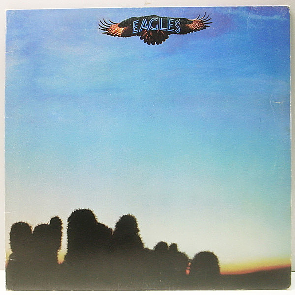 レコードメイン画像：良品!! 初版 白ラベル 見開き ゲートフォールド仕様 USオリジナル EAGLES Same／1st ('72 Asylum) TAKE IT EASY デビュー・アルバム 名盤