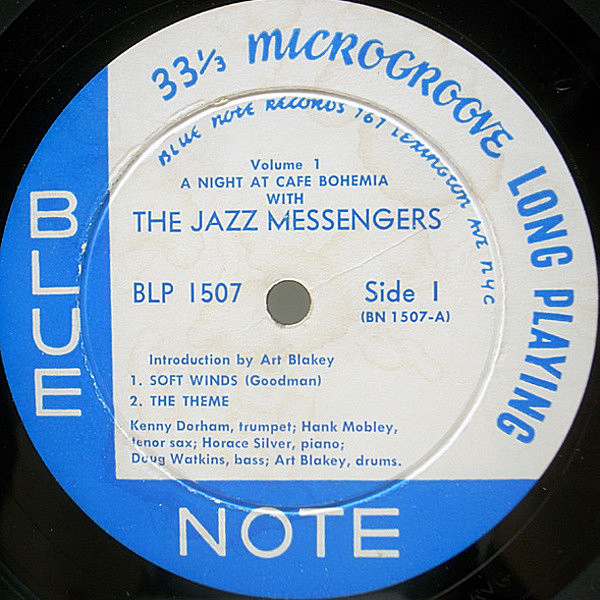 JAZZ MESSENGERS / At The Cafe Bohemia Vol.1 (LP) / Blue Note