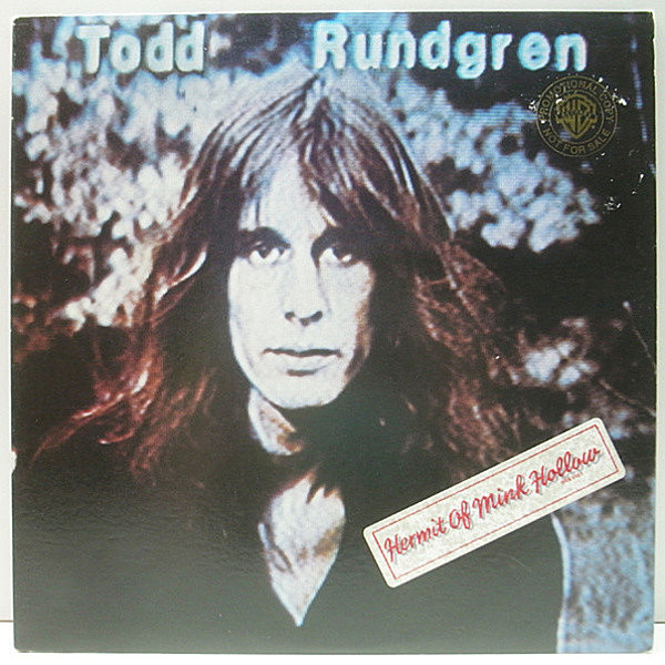 レコードメイン画像：プロモ 美盤!! STERLING刻印 USオリジナル TODD RUNDGREN Hermit Of Mink Hollow ('78 Bearsville) ミンク・ホロウの世捨て人 LP