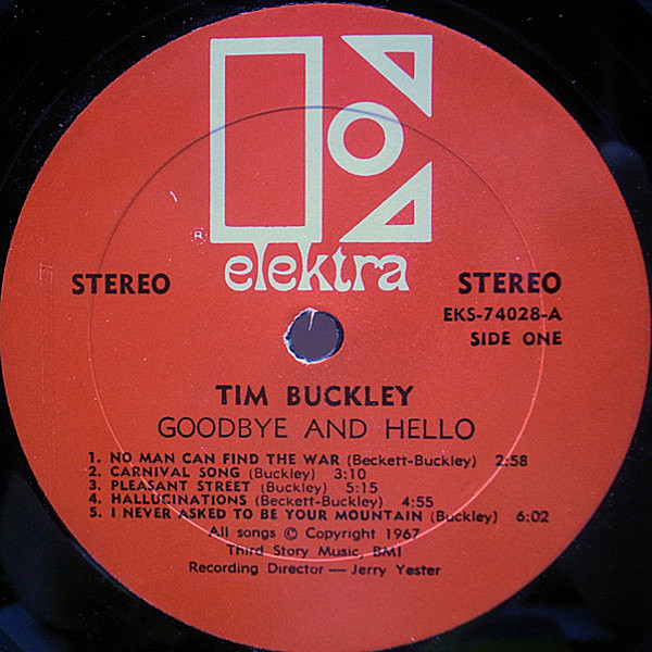 ◾️究極白ラベルプロモ盤/アシッドフォーク名盤■TIM BUCKLEY■ティムバ ◾️究極白ラベルプロモ盤/アシッドフォーク名盤 □TIM BUCKLEY