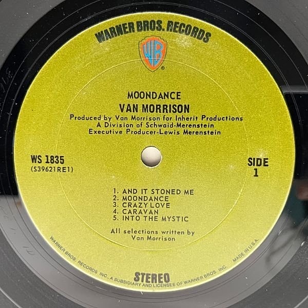 VAN MORRISON / Moondance (LP) / Warner Bros. | WAXPEND RECORDS