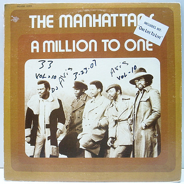 レコードメイン画像：良盤!! USオリジナル MANHATTANS A Million To One ('72 DeLuxe) Fever, Blackbird, I Can't Stand For You To Leave Me 他 マンハッタンズ