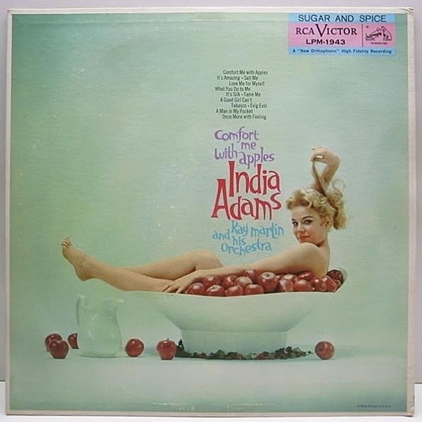 レコードメイン画像：美品 MONO両溝 Orig INDIA ADAMS Comfort Me with Apples 唯一作