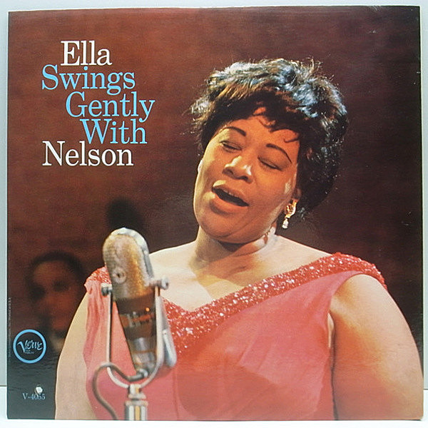 レコードメイン画像：美盤!! MONO オリジ ELLA FITZGERALD Swings Gently With NELSON