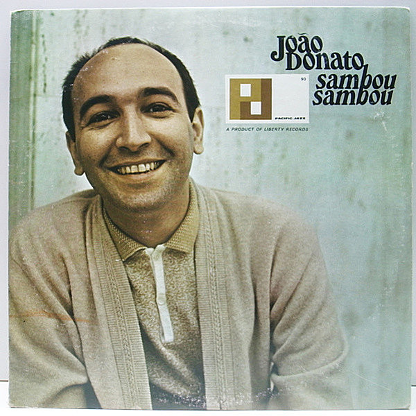 レコードメイン画像：稀少 MONO 1st黒銀 深溝 USオリジナル JOAO DONATO Sambou, Sambou (Pacific Jazz PJ-90) モノラル LP 至宝のボサ・ジャズ・アルバム！