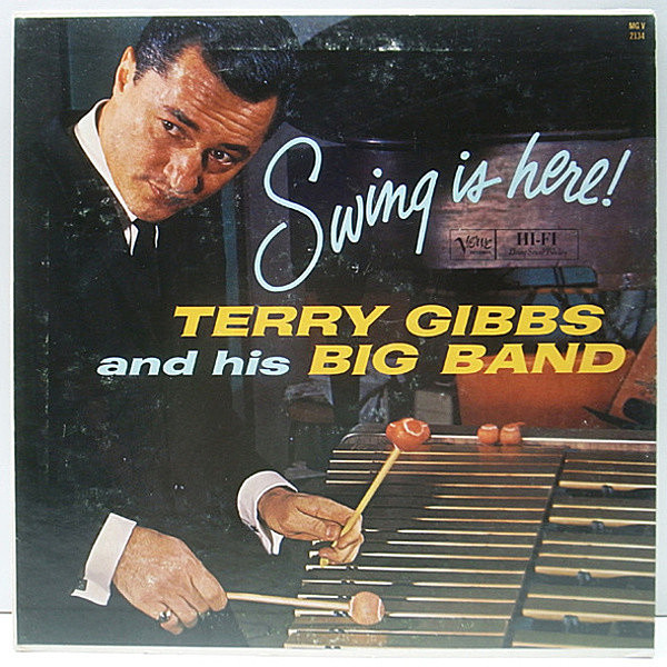 レコードメイン画像：美盤!! MONO 初版 Verveリム 深溝 USオリジナル TERRY GIBBS BIG BAND Swing Is Here! (Verve MGV 2134) テリー・ギブス LP