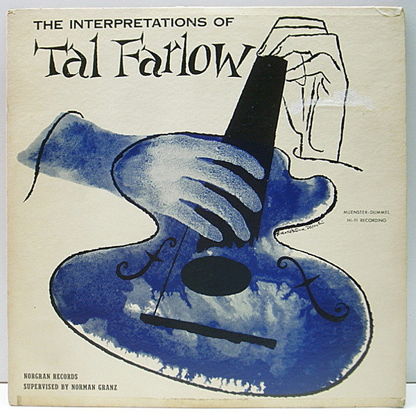 レコードメイン画像：初版 黄色Norgran USオリジナル TAL FARLOW The Interpretations Of (MG N-1027) Claude Williamson, Red Mitchell, Stan Levey