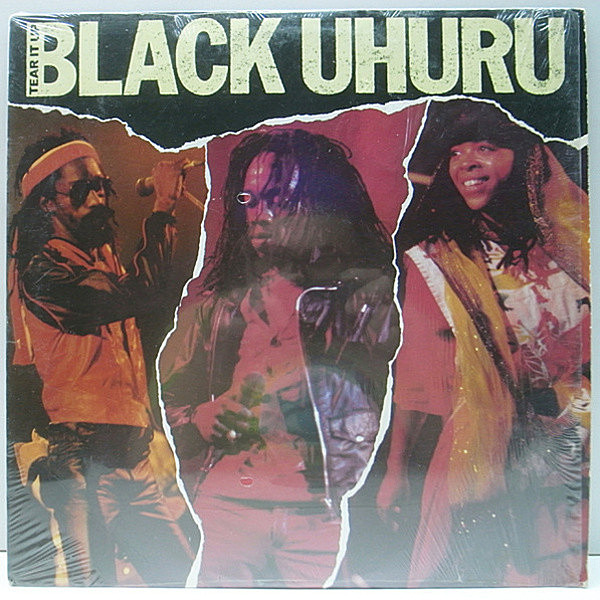 レコードメイン画像：良品!! シュリンク付 STERLING刻印 USオリジナル BLACK UHURU Tear It Up - Live ('82 Mango) SLY & ROBBIE 参加 ライヴアルバム IN EUROPE