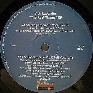 レコード画像：VICK LAVENDER / The Real Thing EP
