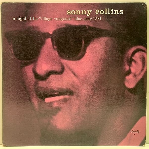 レコードメイン画像：美再生!音抜群!【R無し, 47WEST63rd, DG】US 完全オリジナル SONNY ROLLINS A Night At The Village Vanguard (Blue Note BLP 1581) RVG 耳