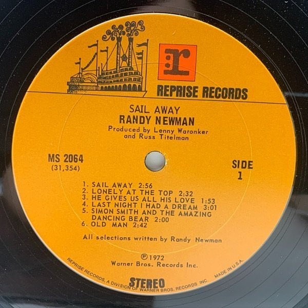 ◾️70年代USプレス盤/歴史的名盤■RANDY NEWMAN / ランディーニュ Amazon.co.jp: Randy Newman: Music