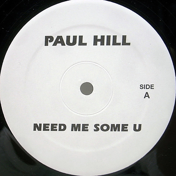 レコードメイン画像：美盤!! US 12インチ PAUL HILL / Need Me Some U, NIKKI-O / Music (Mahogani Music) KDJ主宰 デトロイト ヴォーカル・ハウス 45RPM.