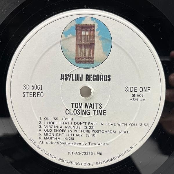 希少国内盤帯付き　トム・ウェイツ・ファースト　クロージング・タイム TOM WAITS / Closing Time (LP) / Asylum | WAXPEND RECORDS