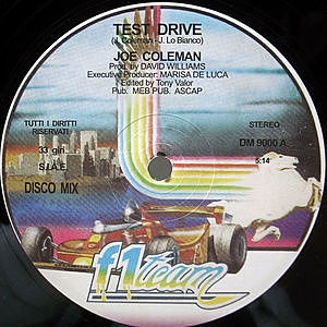 レコード画像：JOE COLEMAN / Test Drive / Get It Off The Ground