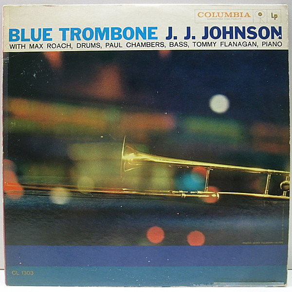 レコードメイン画像：良盤!! 6eye 深溝 MONO オリジナル J.J. JOHNSON Blue Trombone ('57 Columbia) TOMMY FLANAGAN, PAUL CHAMBERS, MAX ROACH