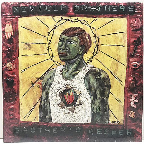 レコードメイン画像：'90年 稀少アナログ USオリジナル NEVILLE BROTHERS Brother's Keeper ネヴィル・ブラザーズ Lp クロスオーヴァー 傑作！