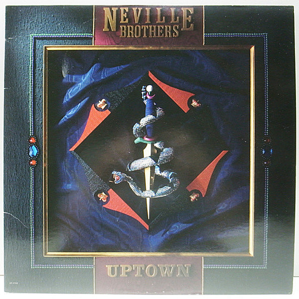 レコードメイン画像：美品!! USオリジナル NEVILLE BROTHERS Uptown ('87 EMI) 専用インナー付属 CARLOS SANTANA 参加 ネヴィル・ブラザーズ LP