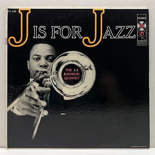 レコードメイン画像：美盤!! MONO オリジナル 6eye 深溝 J.J. JOHNSON J Is For Jazz ('56 Columbia) w/ Hank & Elvin Jones, Tommy Flanagan, Bobby Jaspar