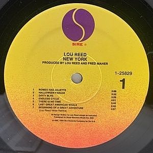 PROMO sample 見本盤 lou reed transformer ルー・リード