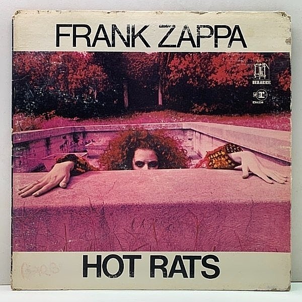 レコードメイン画像：美再生!! 溝あり 初版 青ラベ USオリジナル FRANK ZAPPA Hot Rats ('69 Bizarre) CAPTAIN BEEFHEART参加 フランク・ザッパ／ホット・ラッツ