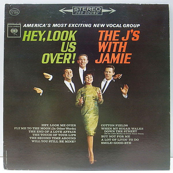 レコードメイン画像：美品!! 初版 黒文字 2eye USオリジナル J'S WITH JAMIE Hey, Look Us Over! ('63 Columbia) ジャジーでドリーミィなアレンジも秀逸
