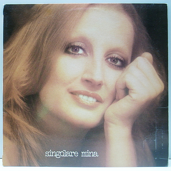 レコードメイン画像：ITALY 伊 オリジナル MINA Singolare ('76 PDU) コーティング仕様 イタリアの歌姫ミーナ LP アコースティック・サウンド