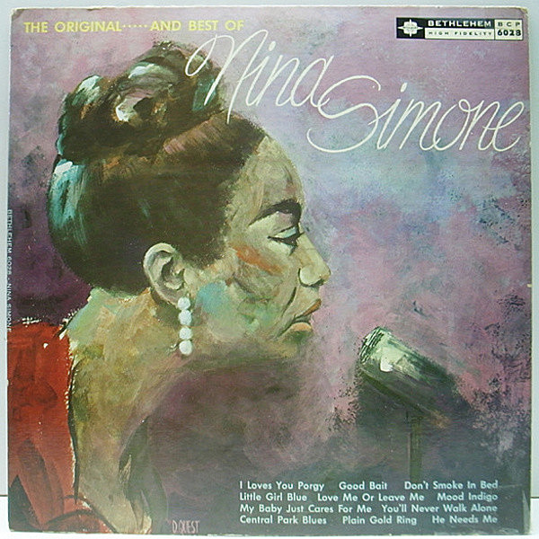 レコードメイン画像：MONO DIFFジャケ NINA SIMONE Little Girl Blue (Bethlehem BCP 6028) ニーナ・シモン 1st デビュー作品 モノラル LP