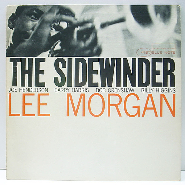 レコードメイン画像：激レア【溝あり】美盤!! MONO 1st. NEWYORK 片溝 USオリジナル LEE MORGAN The Sidewinder (Blue Note BLP 4157) モノラル DG, Ear刻印