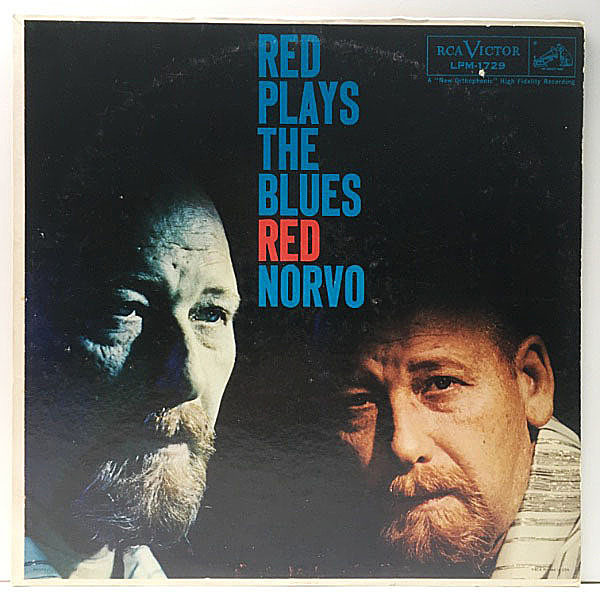 レコードメイン画像：【Harry Edison, Ben Webster, Harold Land 豪華メンバー】美盤!! USオリジナル MONO 深溝 RED NORVO Red Plays The Blues ('58 RCA)