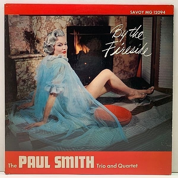 レコードメイン画像：美盤!! MONO 手書きRVG 米オリジナル 初版 赤ラベ 深溝 PAUL SMITH Trio & Quartet By The Fireside ('56 Savoy) 2種のクールなセッション