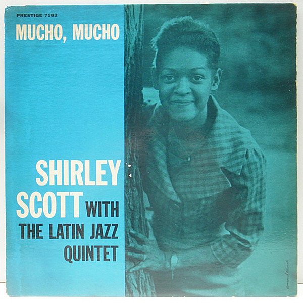 レコードメイン画像：初版 NJ, Yellow 深溝 MONO RVG刻印 USオリジナル SHIRLEY SCOTT With LATIN JAZZ QUINTET Mucho, Mucho (Prestige PRLP 7182) プレイ良