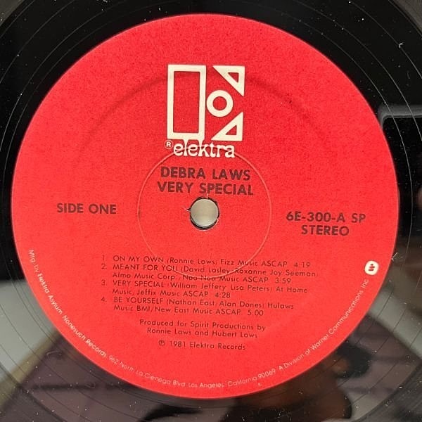 Debra Laws – Very Special – Vinyl (LP, Album, Test Pressing