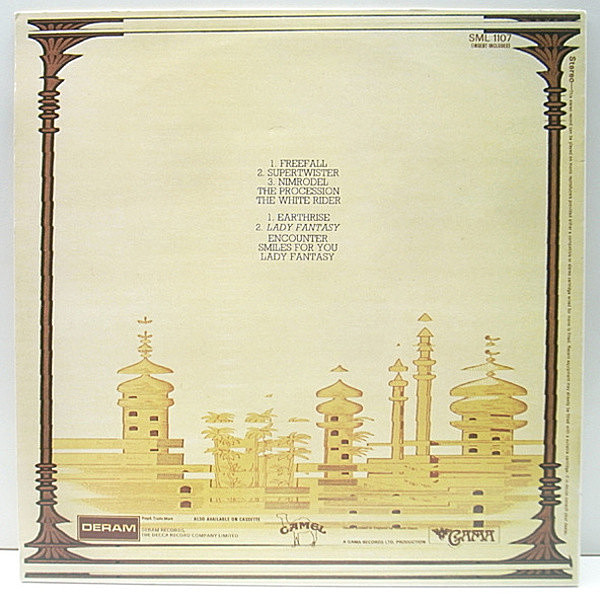 CAMEL★Mirage UK Deram オリジナル CAMEL / Mirage (LP) / Deram | WAXPEND RECORDS